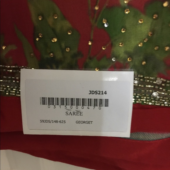 Ethnic Indian Wear Wedding  Saree New With Tag - Picture 5 of 9